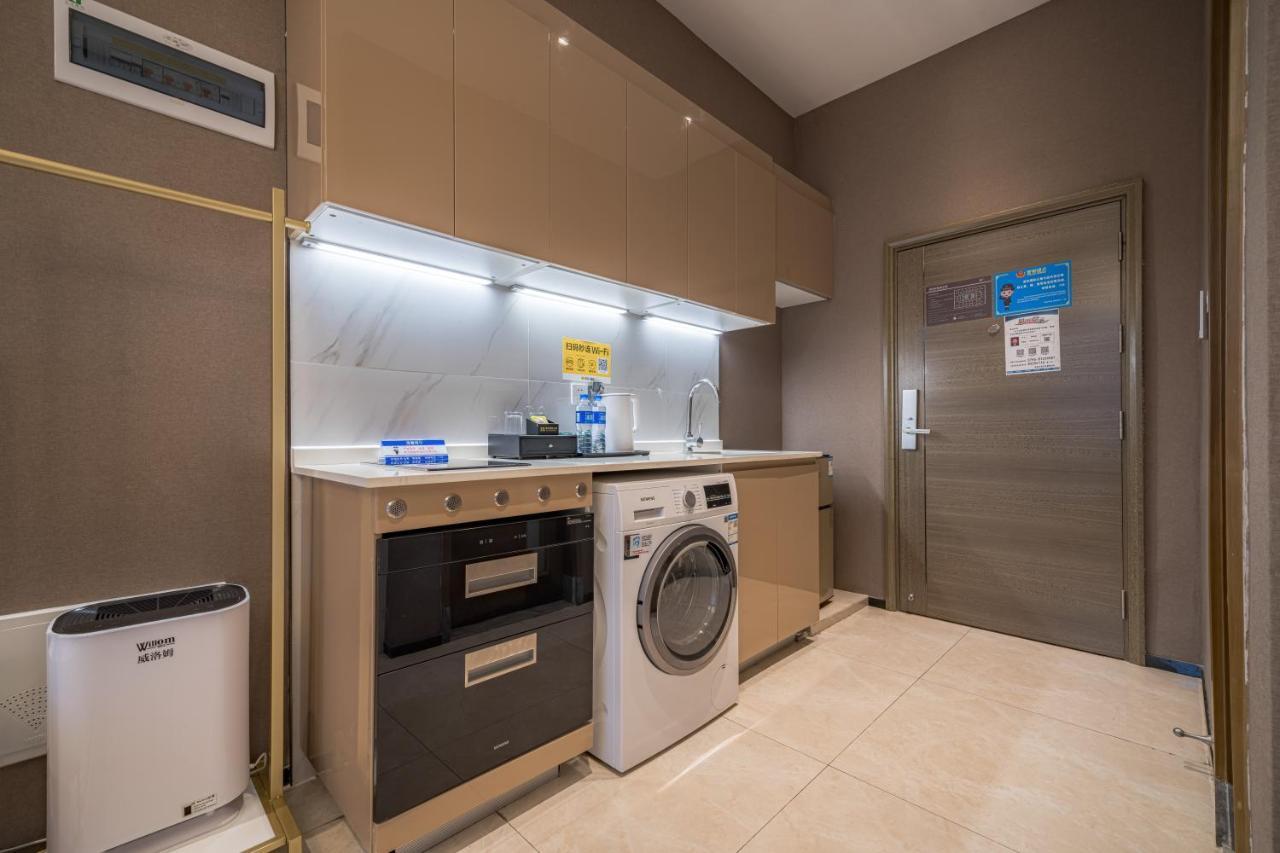 Gepai Executive Apartment - Shenzhen Futian Convention And Exhibition Center エクステリア 写真