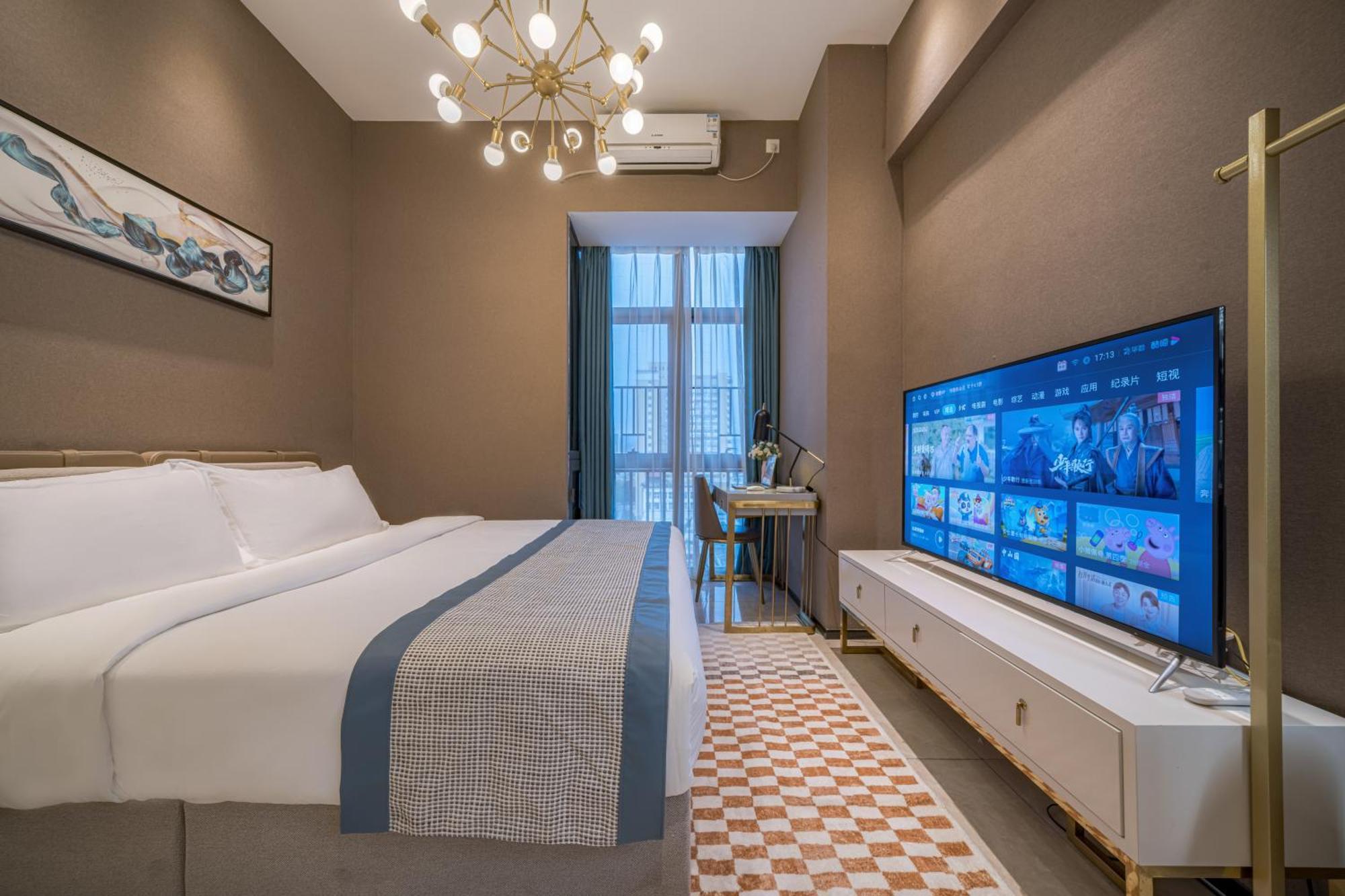 Gepai Executive Apartment - Shenzhen Futian Convention And Exhibition Center エクステリア 写真