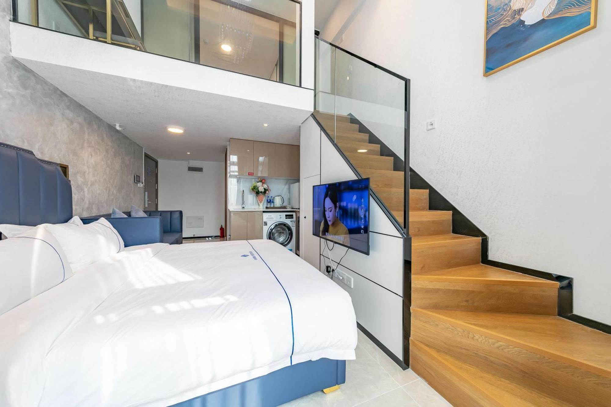 Gepai Executive Apartment - Shenzhen Futian Convention And Exhibition Center エクステリア 写真